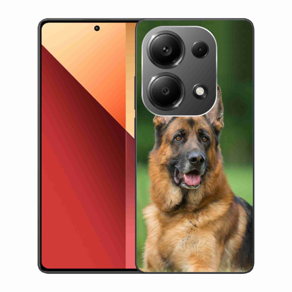 Gél borítás mmCase a Xiaomi Redmi Note 13 Pro 4G/Poco M6 Pro - Német juhászkutya számára