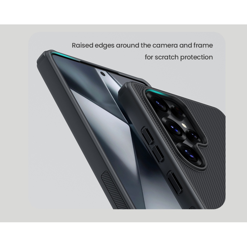 Nillkin Super Frosted PRO hátlap a Samsung Galaxy S25 Ultra Fekete számára