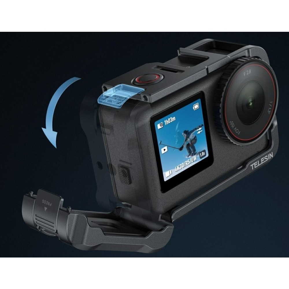 TELESIN alumínium védőkeret DJI Osmo Action 6 kamerához