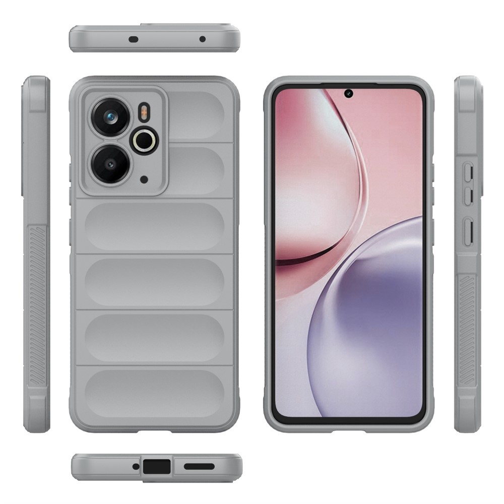 Rugg tartós zselés tok a Realme 14 5G készülékhez - szürke