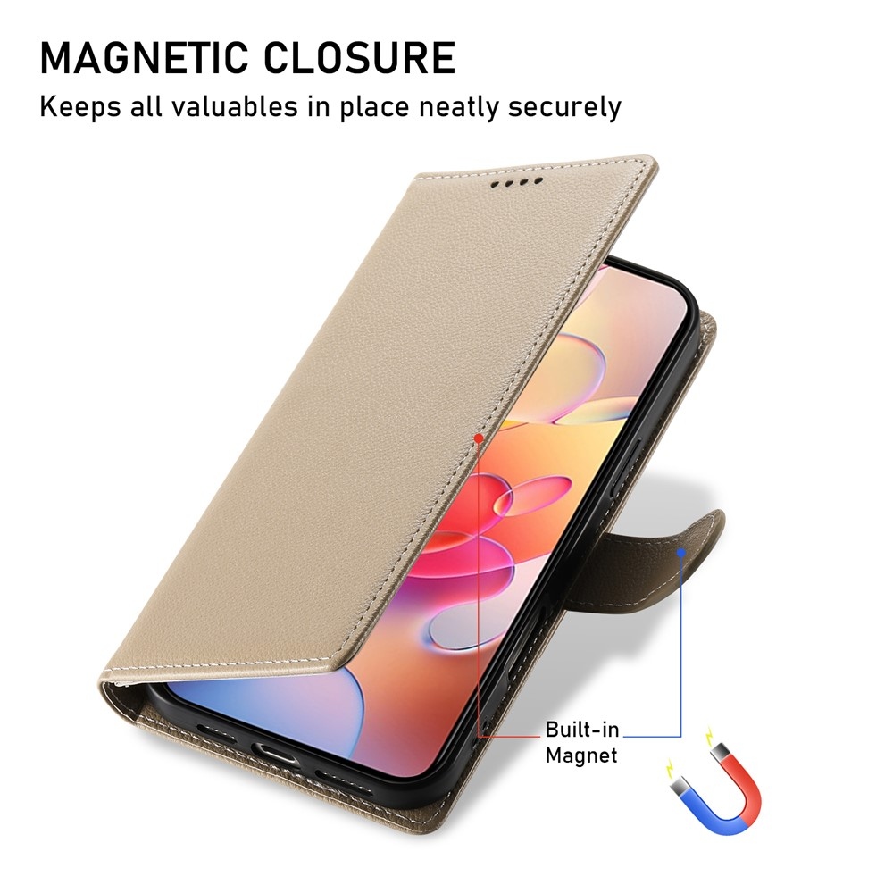 Snap book tok Samsung Galaxy A17 4G/5G készülékhez - bézs színű