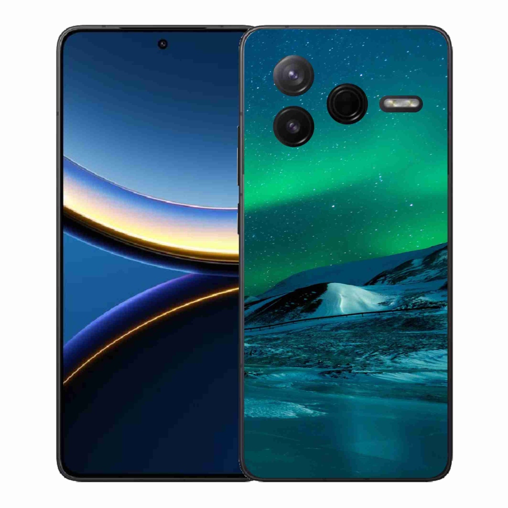 Gél borítás mmCase a Xiaomi Poco F7 Pro számára - sarki fény