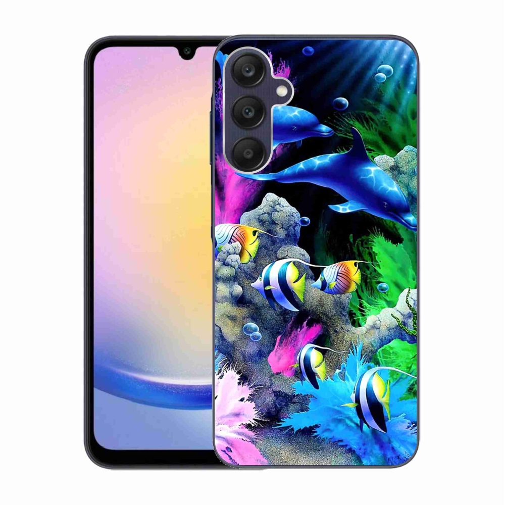 Gél tok mmCase a Samsung Galaxy A25 5G készülékhez - Tengeri világ