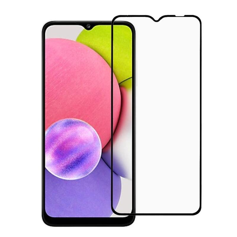 Teljes képernyős edzett üveg a Samsung Galaxy A03s (166,6 x 75,9 x 9,1mm)