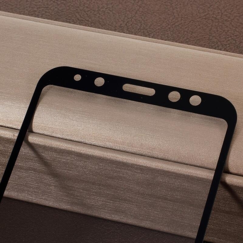 Teljes képernyőre edzett üveg Samsung Galaxy A6 (2018) - fekete