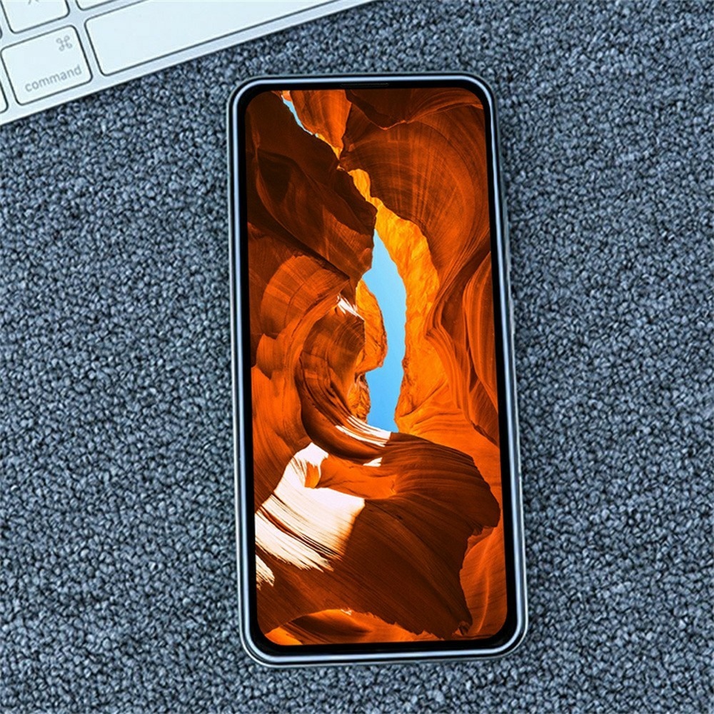 Teljes felületű edzett üveg Vivo X300 5G telefonhoz - fehér keret