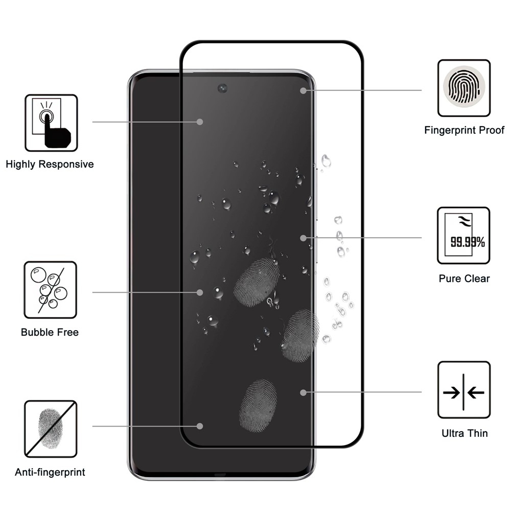 Teljes felületű edzett üveg a Xiaomi Redmi Note 17 4G/5G mobiltelefonhoz