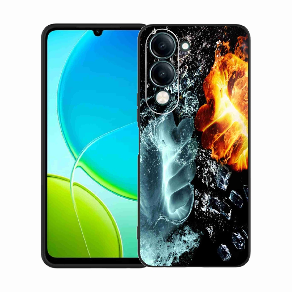 Gél borító mmCase a Vivo Y29s 5G-hez - víz és tűz