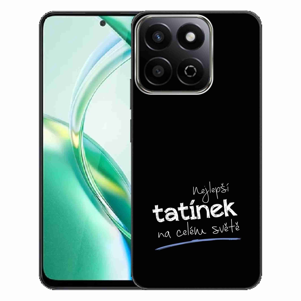 Gél borító mmCase a Honor 200 Smart 5G készülékhez - Best Daddy 4 fekete háttérrel