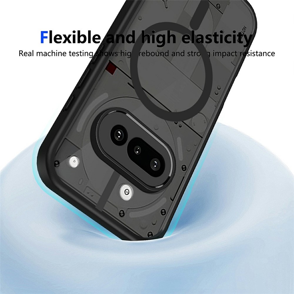 Fekete, matt, tartós borítás MagSafe for Nothing Phone (3a)