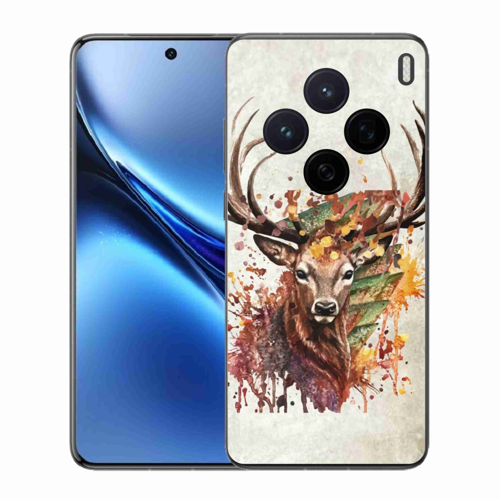 Zselés borítás mmCase a Vivo X200 5G készülékhez - szarvas 1