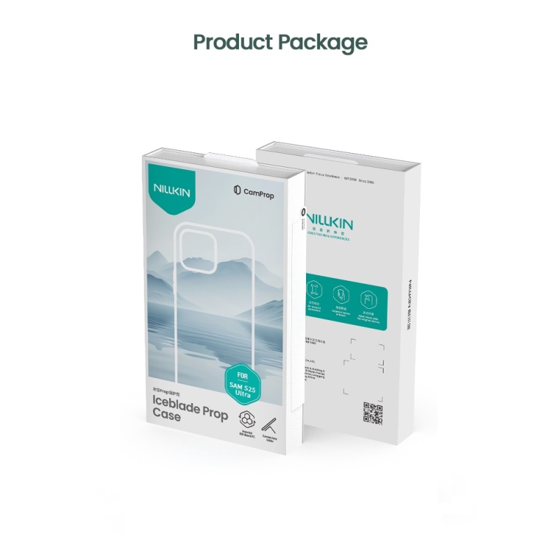 Nillkin Iceblade Prop mágneses borító Samsung Galaxy S25 Ultra Fekete