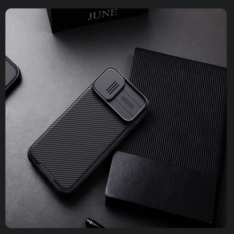 Nillkin CamShield PRO hátlap az Apple iPhone 16 készülékhez Fekete