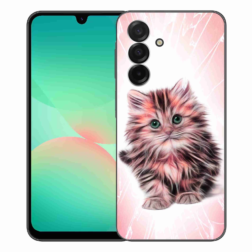 Gél borítás mmCase Samsung Galaxy A26 5G - aranyos cica - Samsung Galaxy A26 5G számára