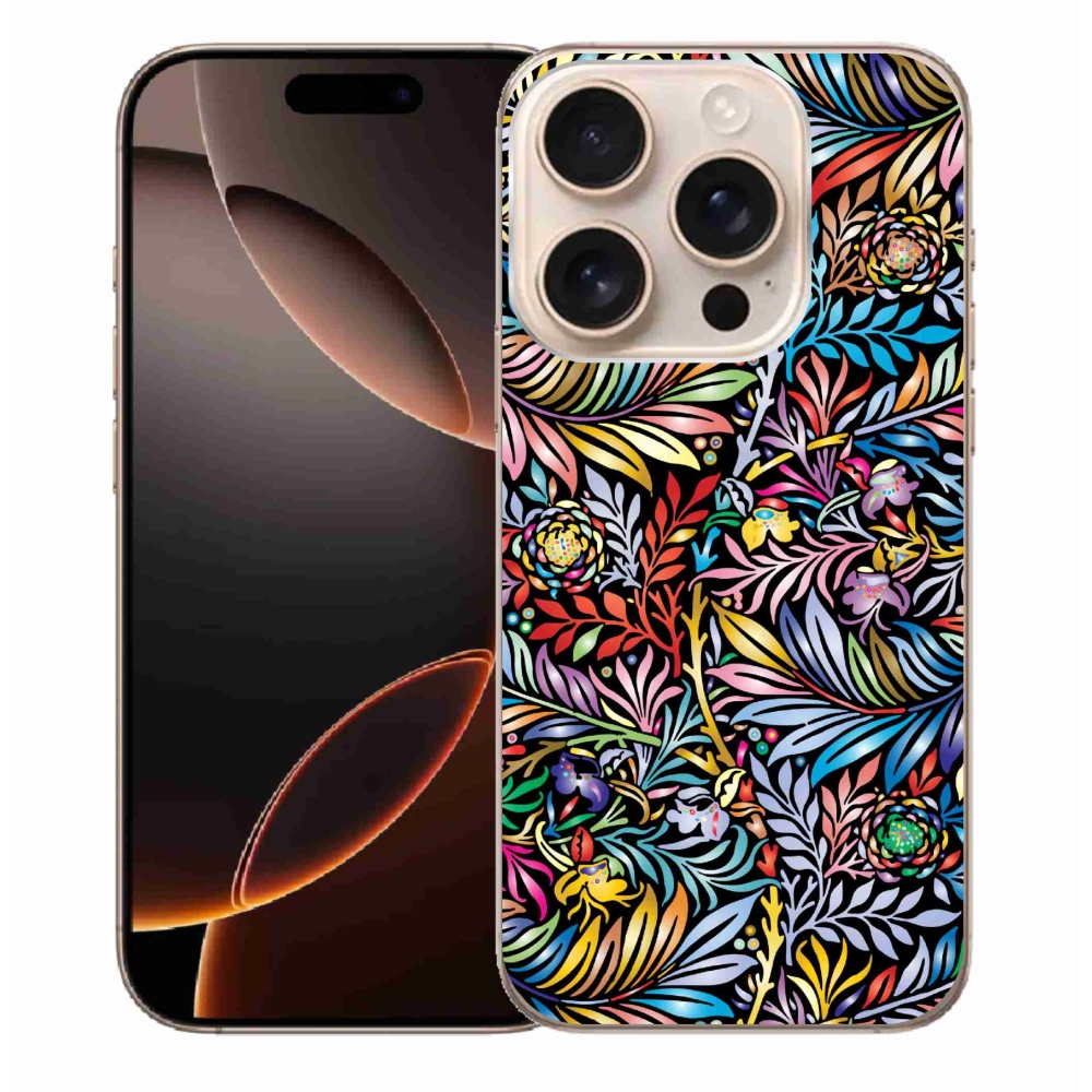 Gél borítás mmCase iPhone 16 Pro Max készülékhez - virágok 5