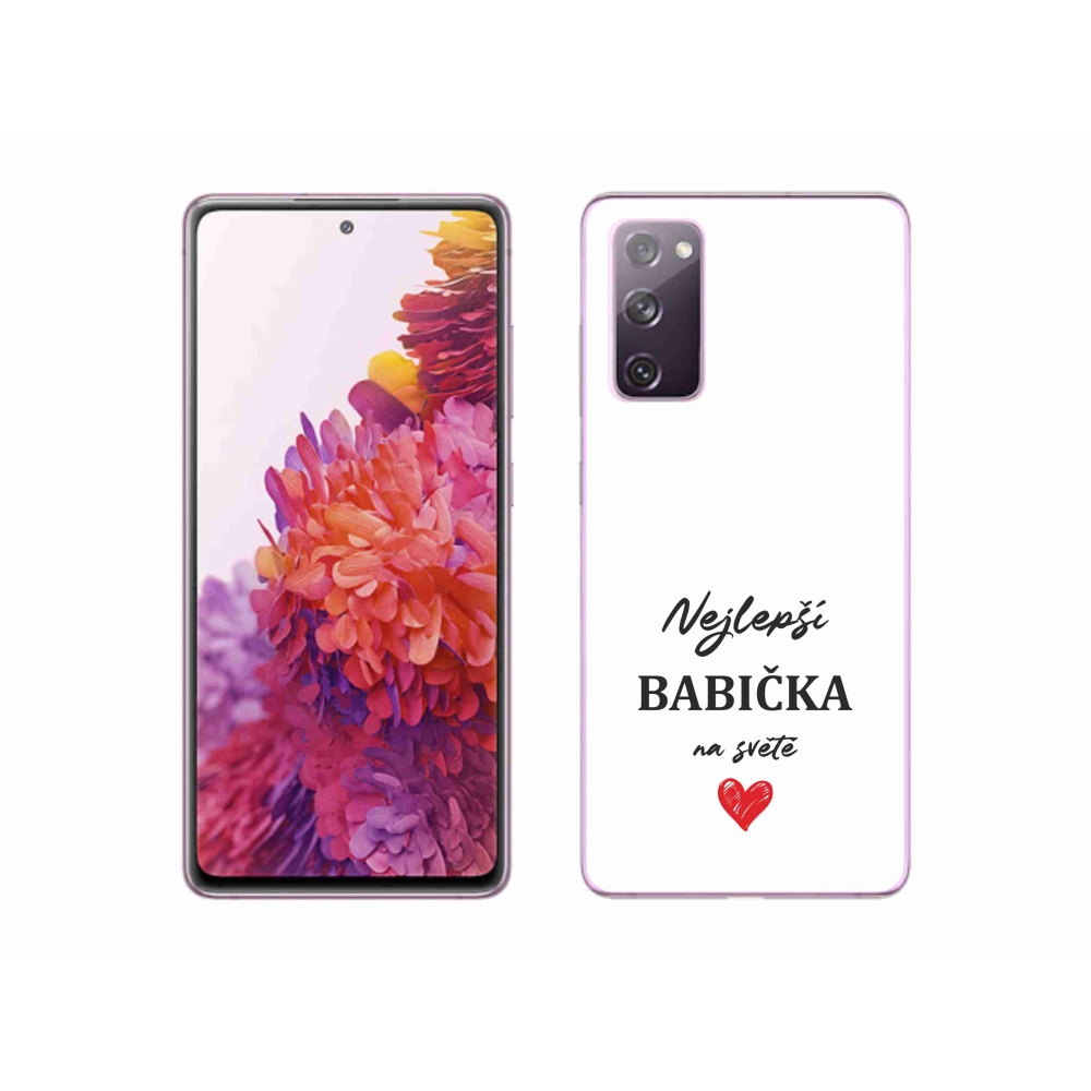 Gél borítás mmCase Samsung Galaxy S20 FE - Best Grandma 1 fehér háttér