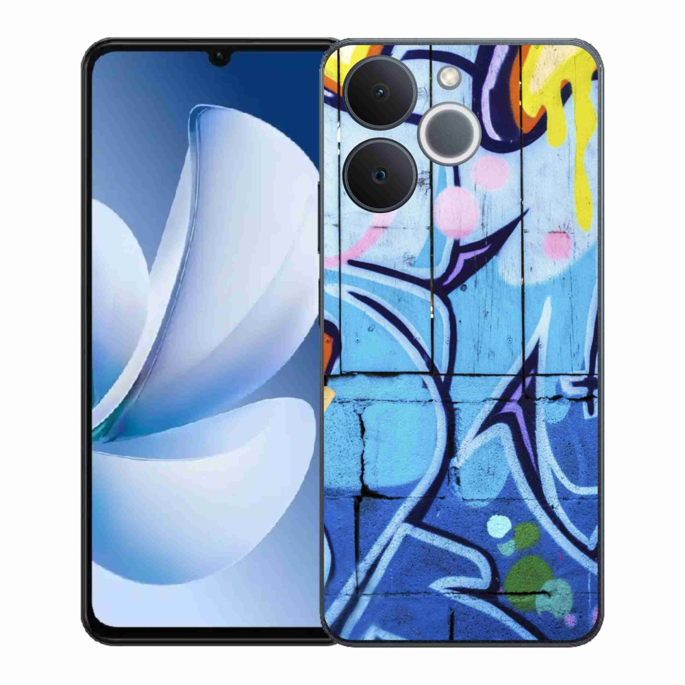 Zselés borítás mmCase a Realme Note 70T készülékhez - graffiti