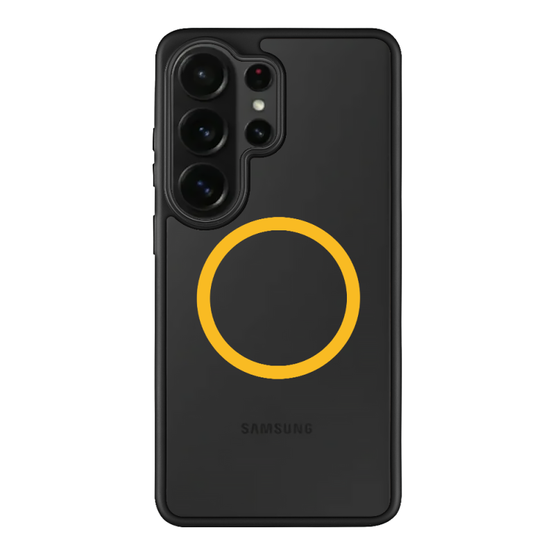 Taktikai MagForce Hyperstealth 2.0 borító a Samsung Galaxy S26 Ultra fekete/sárga számára