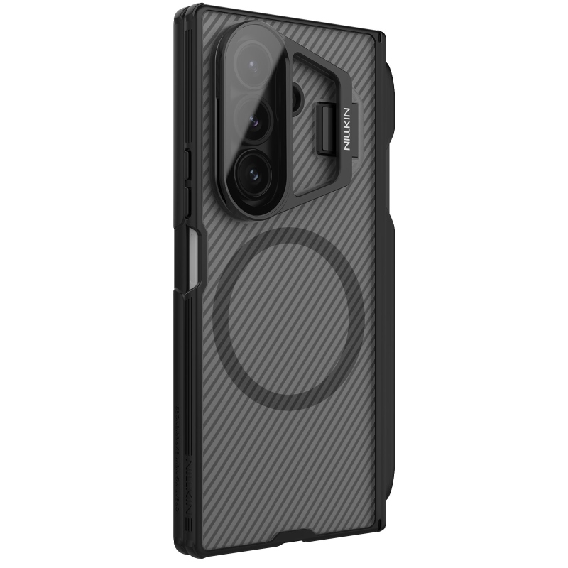 Nillkin CamShield Prop mágneses toll slot hátlapja Samsung Galaxy Z Fold 7 átlátszó fekete