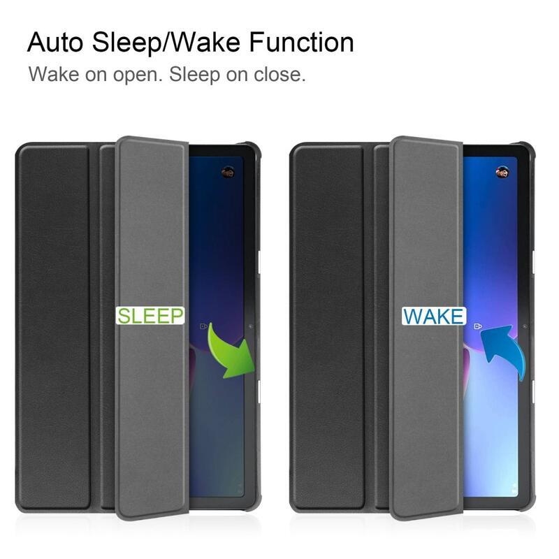 Intelligens pozícionáló tok Lenovo Tab M10 (3.Gen) - fekete