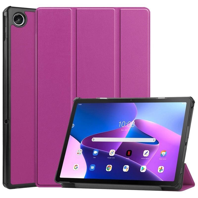 Lenovo Tab M10 Plus (3rd Gen) Smart állítható tok - Lila
