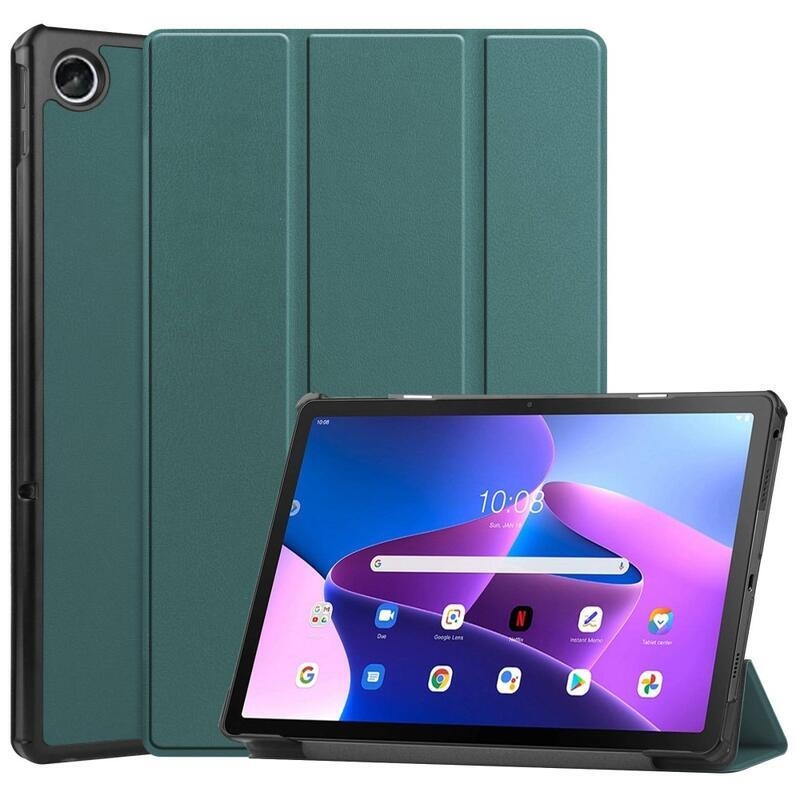 Lenovo Tab M10 Plus (3rd Gen) Smart állítható tok - zöld