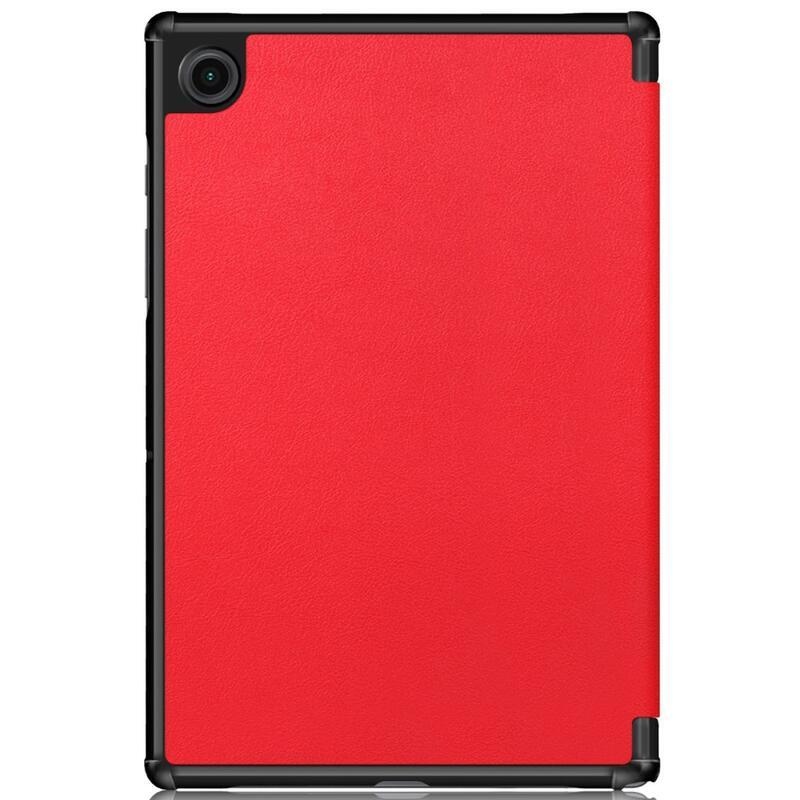 Intelligens pozicionálható tok Samsung Galaxy Tab A8 10.5 (2021) - piros színű