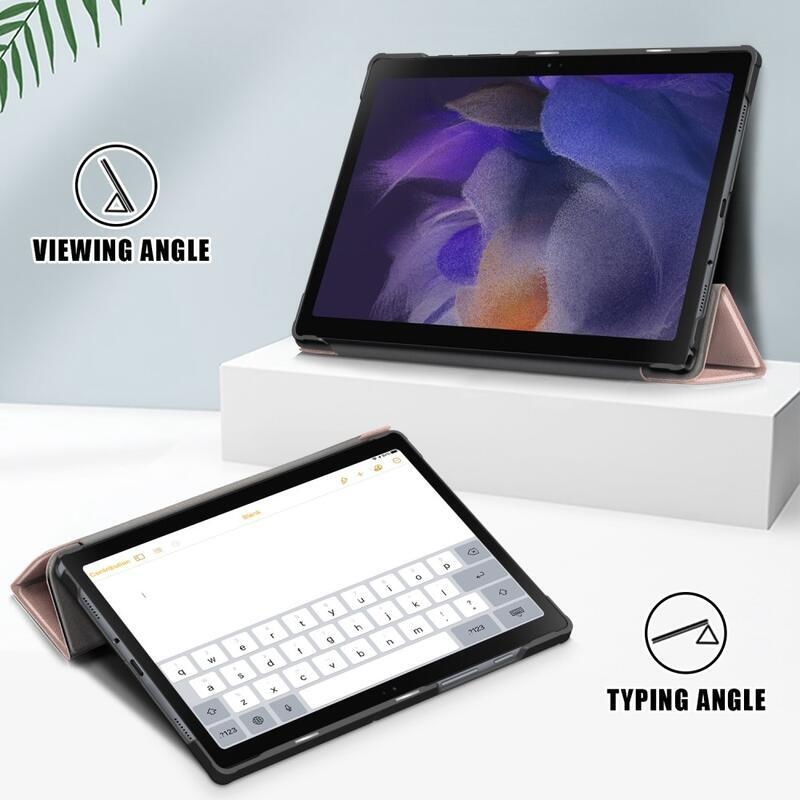 Intelligens pozícionálható tok Samsung Galaxy Tab A8 10.5 (2021) - rózsaszín