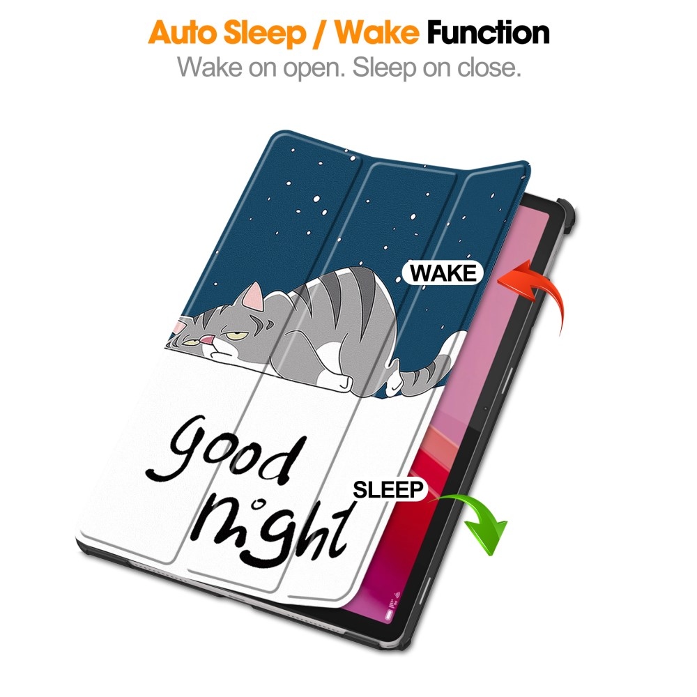 Nyomtatás intelligens záró tok Lenovo Tab M11/Tab K11 - macska