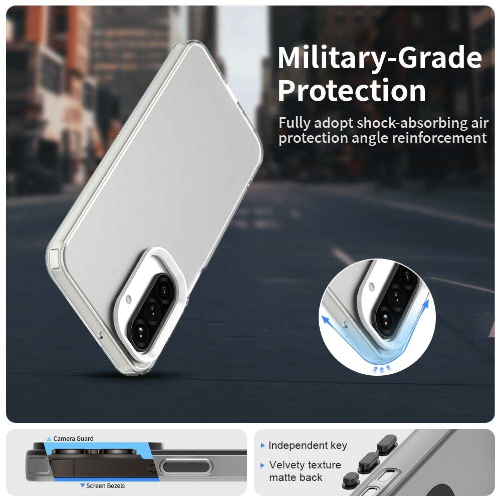 Candy matt zselés tok Samsung Galaxy A26 5G - fehér