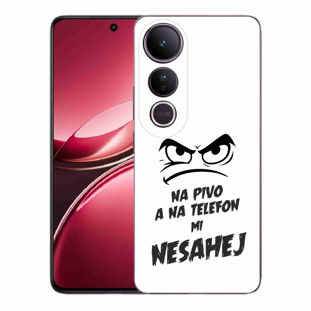 Gél borítás mmCase a Vivo V50 Lite 4G/5G-hez - sör motívum 2 fehér háttérrel