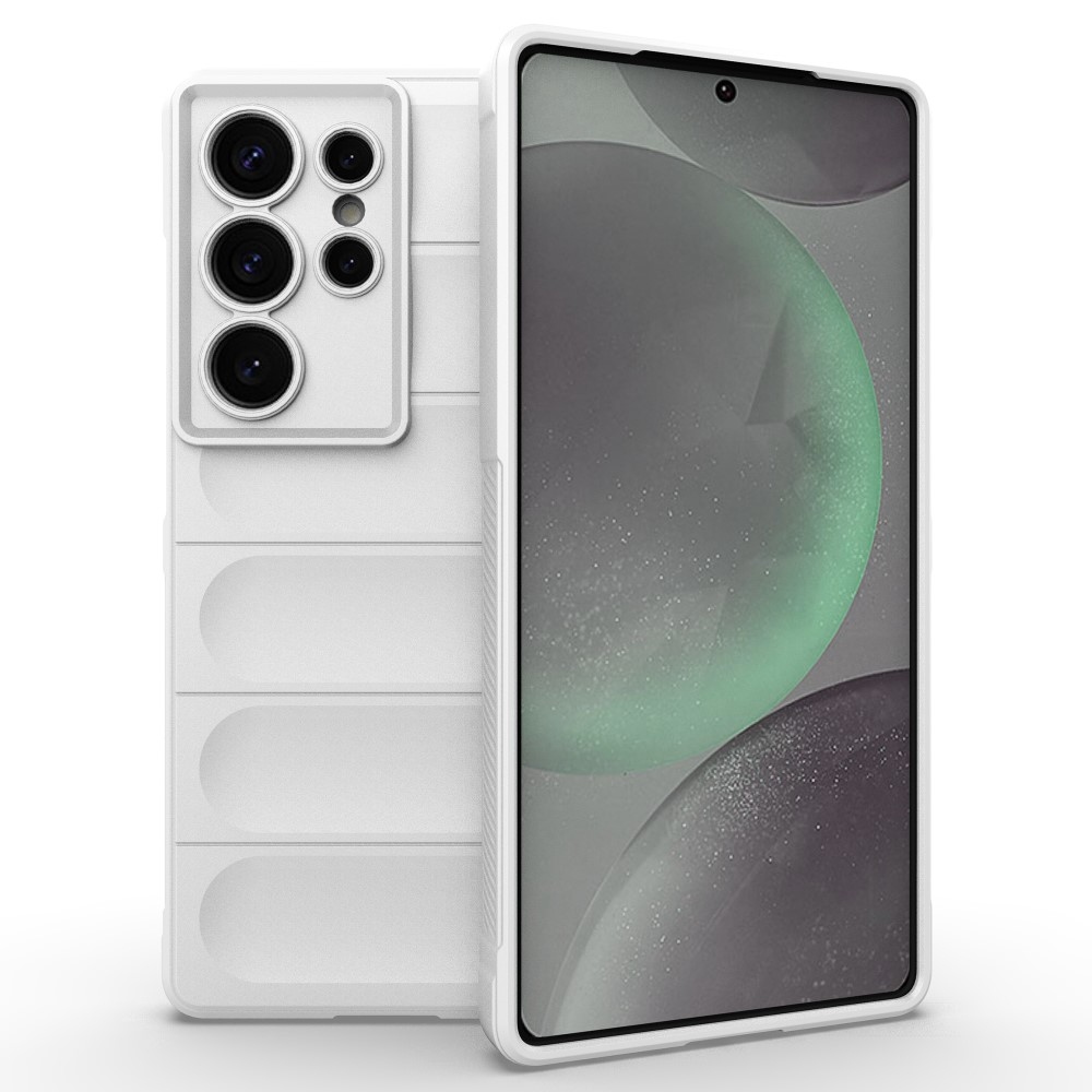 Rugg tartós zselés tok Samsung Galaxy S25 Ultra készülékhez - fehér