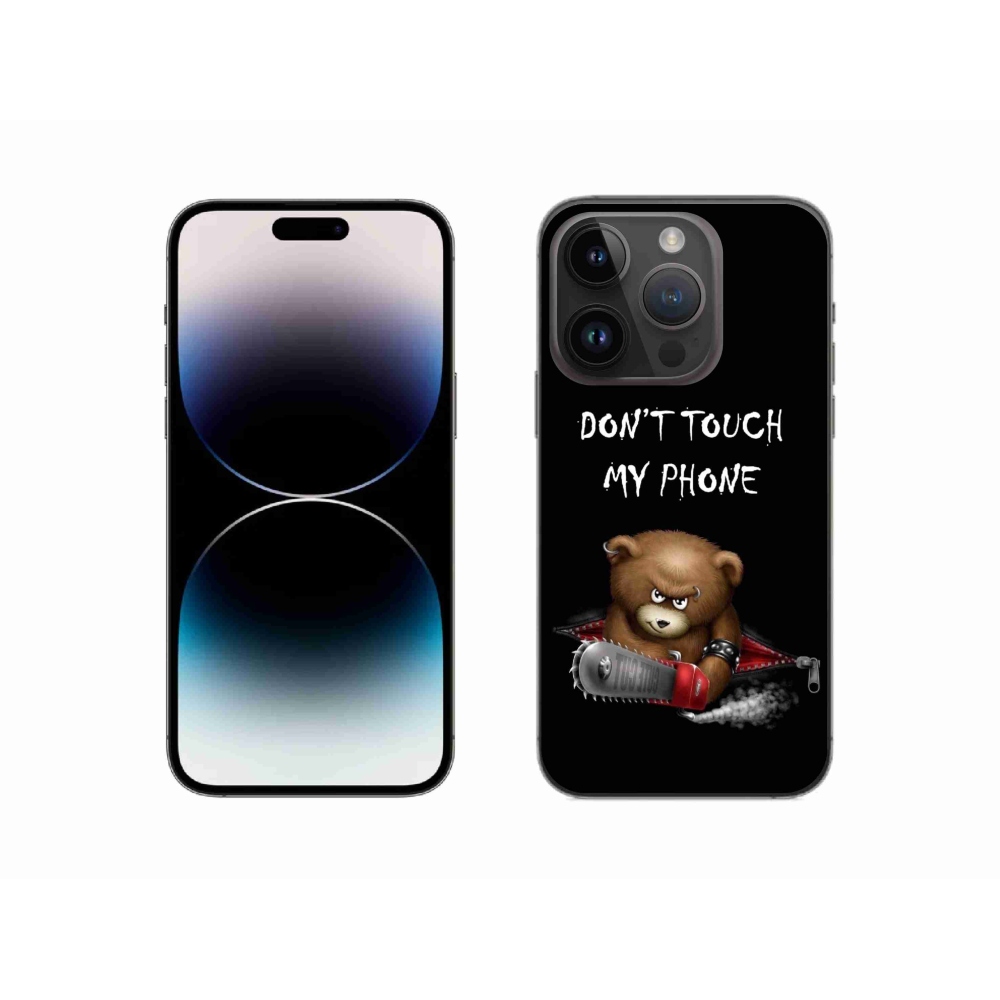 Zselés borítás mmCase iPhone 14 Pro készülékhez - ne érintse meg a telefont