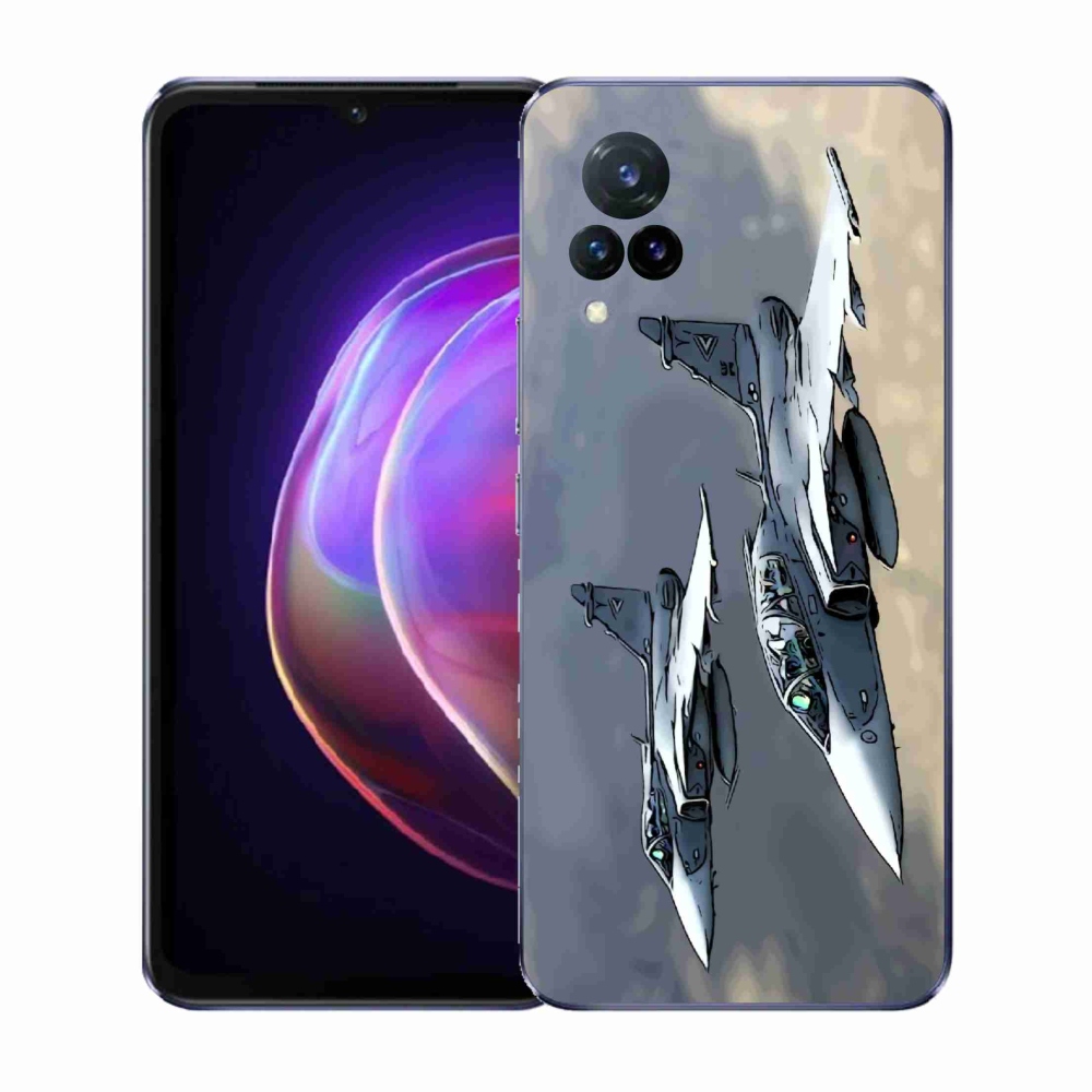 Gél borító mmCase a Vivo V21 4G/5G-hez - vadászgépek