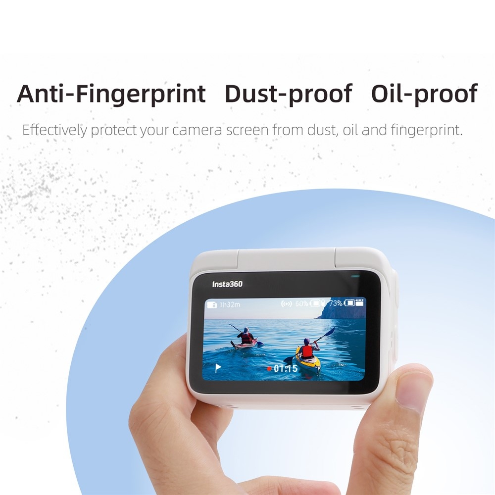 Edzett üveg képernyővédő fólia Insta360 GO 3 / GO 3S készülékhez (2 db)
