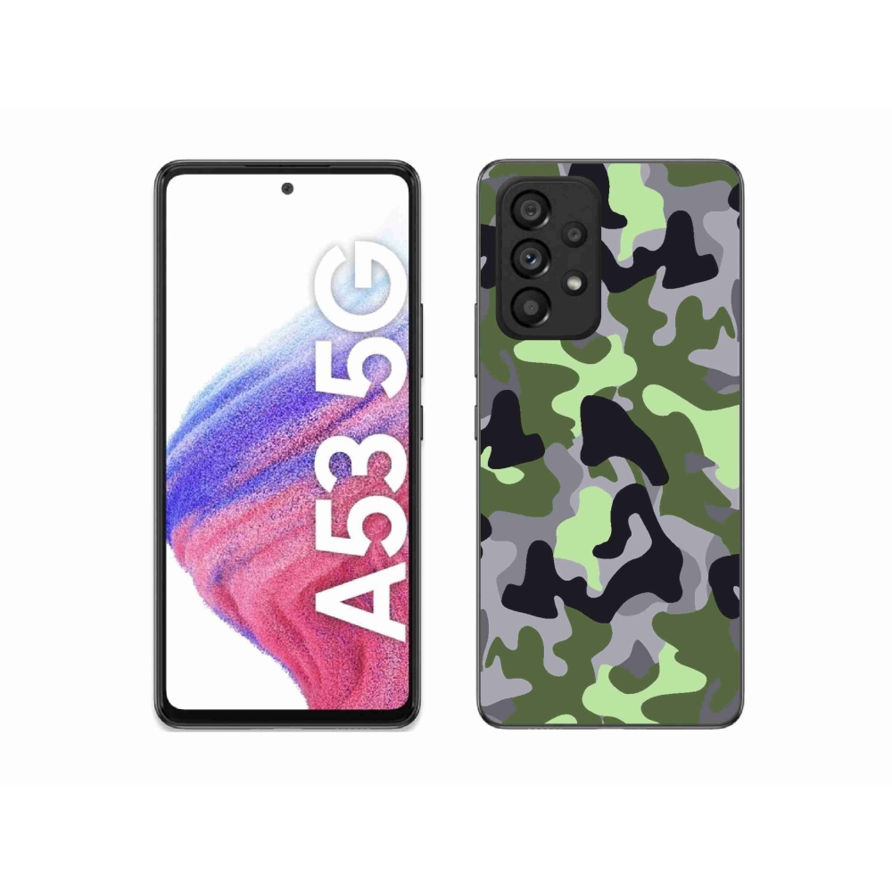 Zselés borítás mmCase Samsung Galaxy A53 5G - terepszínű minta 7