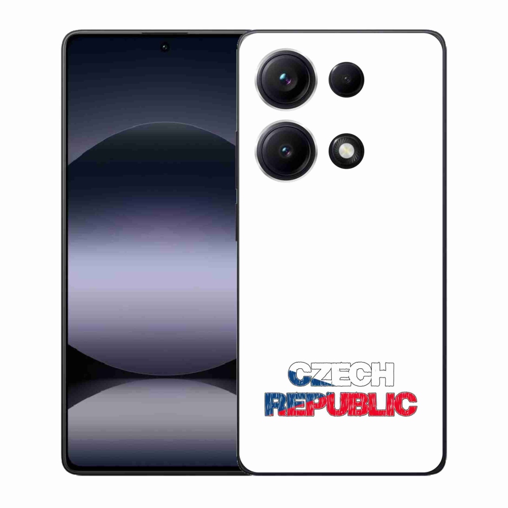 Gél borító mmCase a Xiaomi Redmi Note 14S - Csehország fehér háttérrel