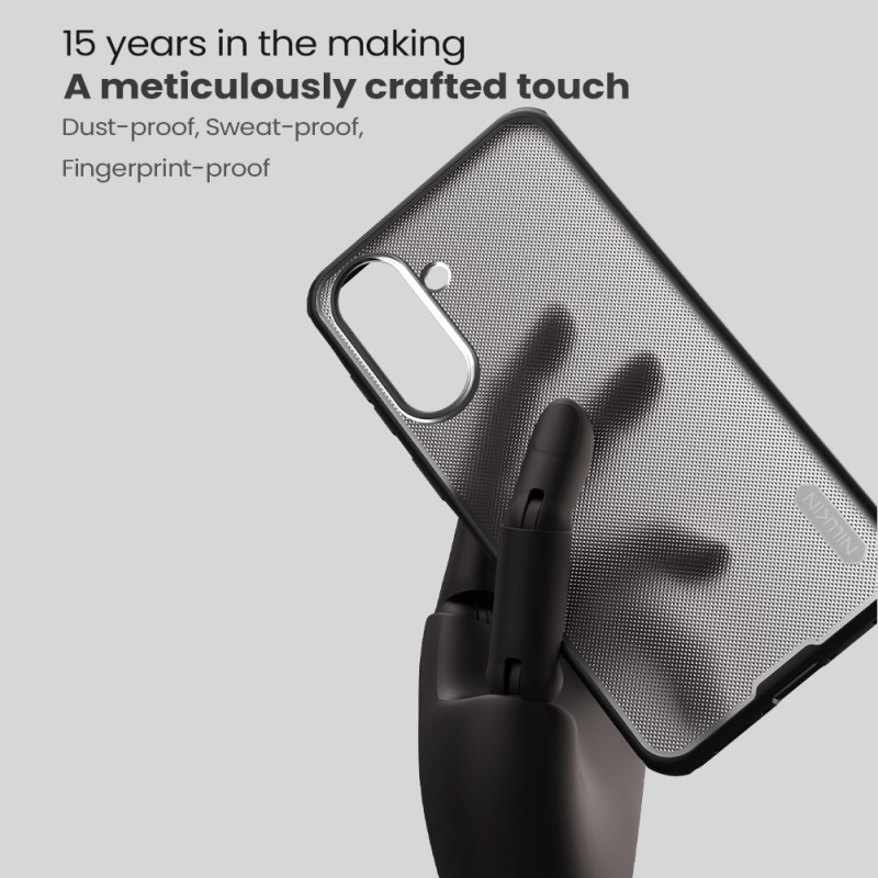 Nillkin Super Frosted PRO hátlap Samsung Galaxy A37 átlátszó fekete