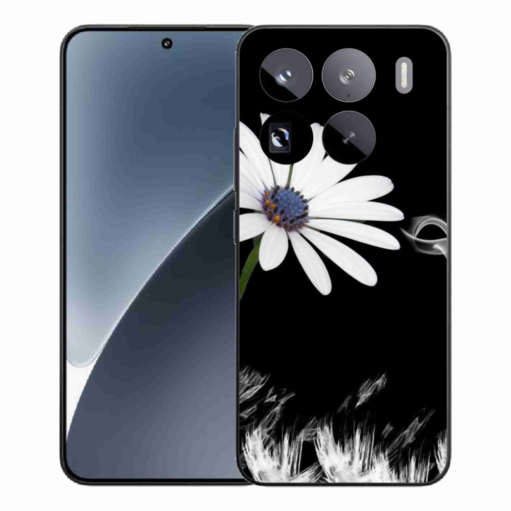 Gél borítás mmCase a Xiaomi 15 Pro-hoz - fehér virág