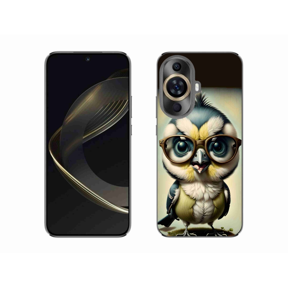 Gél borítás mmCase a Huawei Nova 11-hez - cub szemüveggel