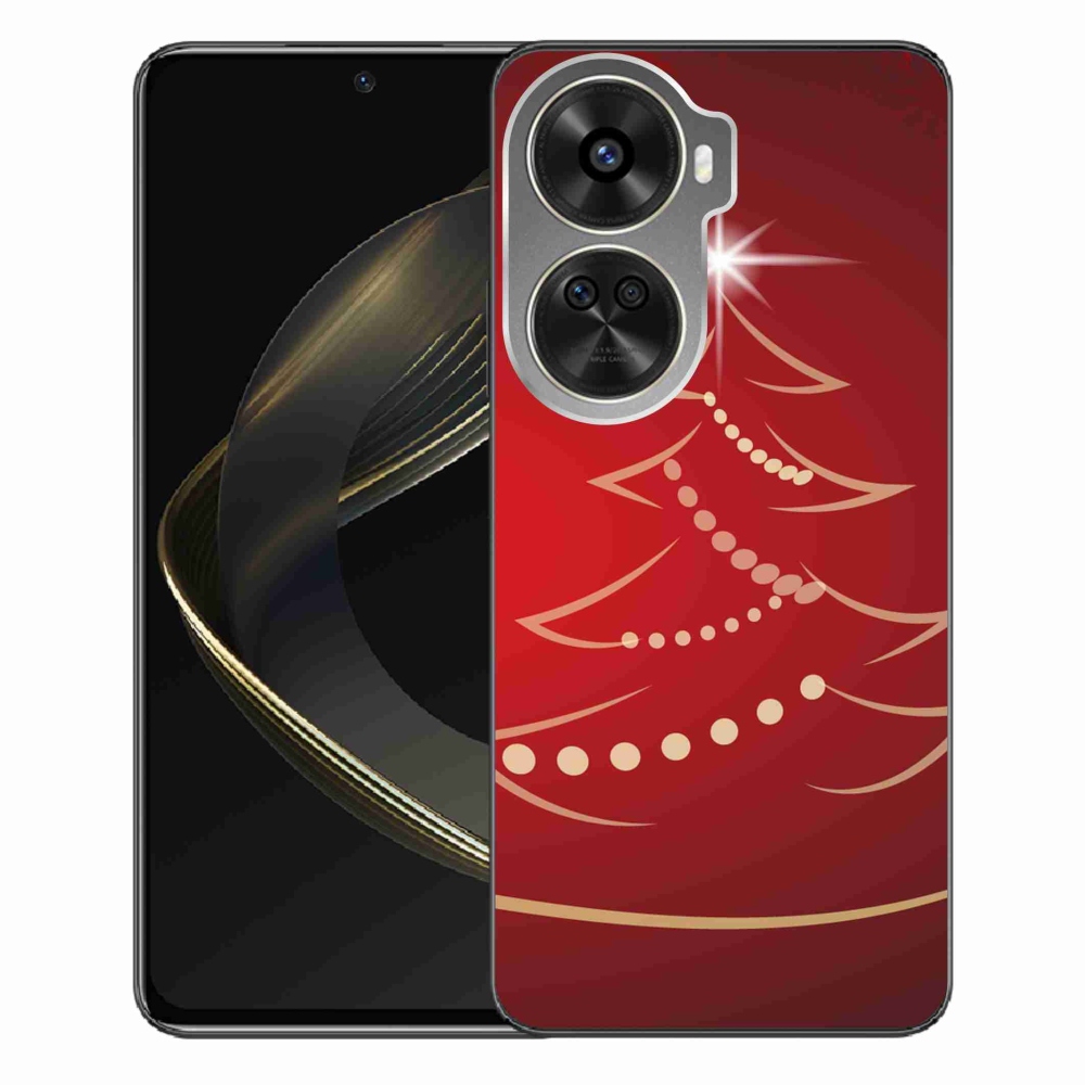 Gél borító mmCase a Huawei Nova 12 SE-hez - karácsonyfa karikatúra