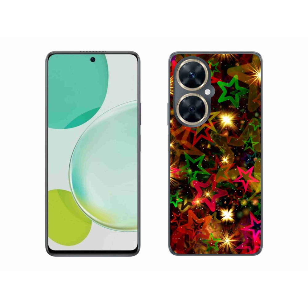 Gél borítás mmCase a Huawei Nova 11i készülékhez - színes csillagok