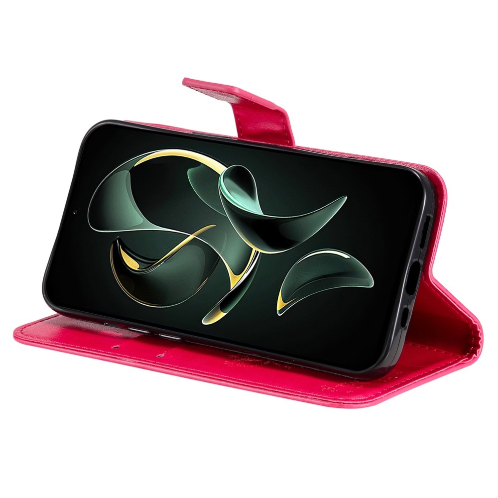 Fa könyv tok Xiaomi 13T/13T Pro - rózsa