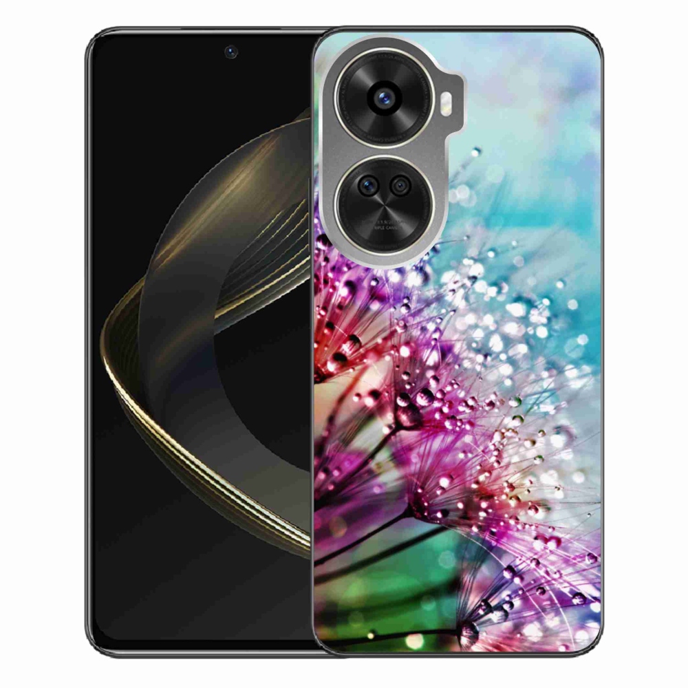 Gél borítás mmCase a Huawei Nova 12 SE-hez - színes virágok