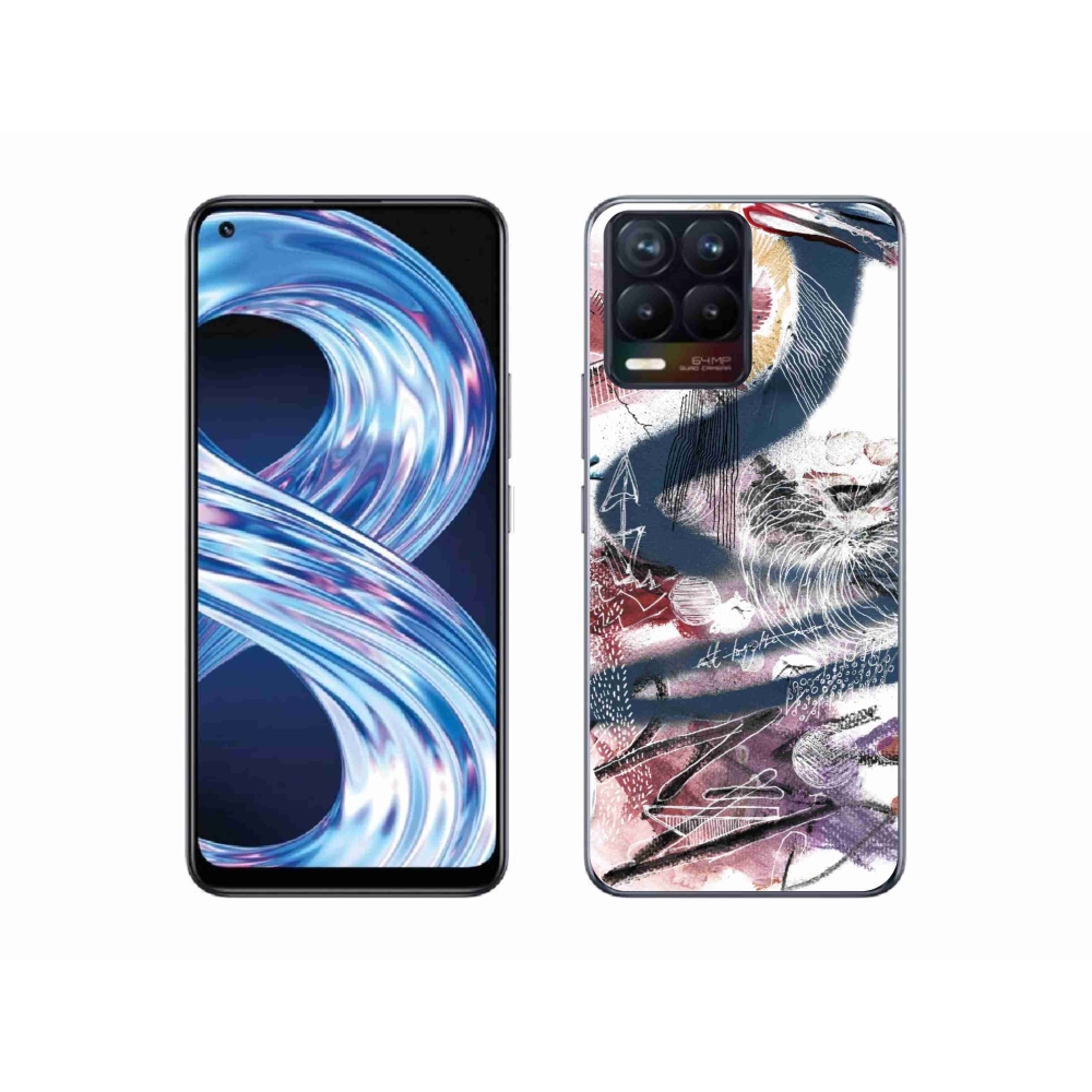 Gél borítás mmCase a Realme 8 Pro számára - absztrakt motívum 28