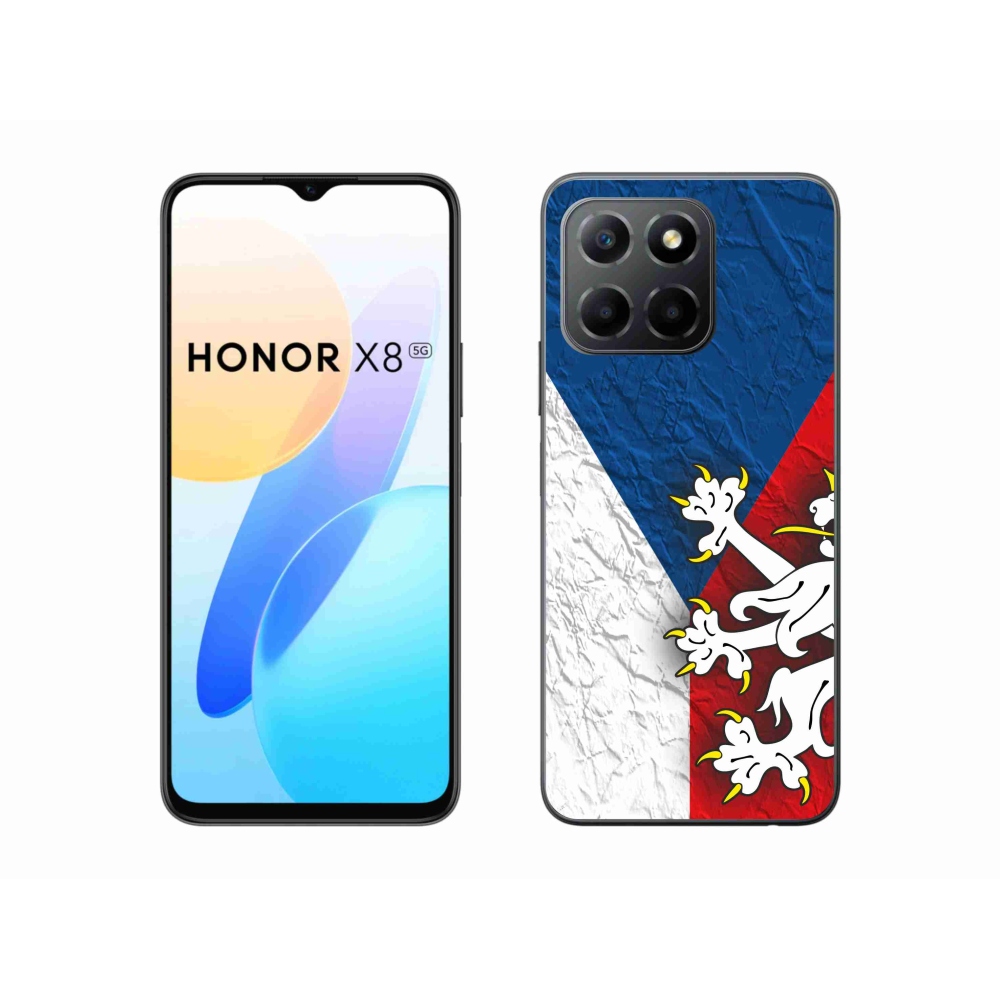 Zselés borítás mmCase a Honor X8 5G/Honor 70 Lite 5G - cseh zászlóhoz 1