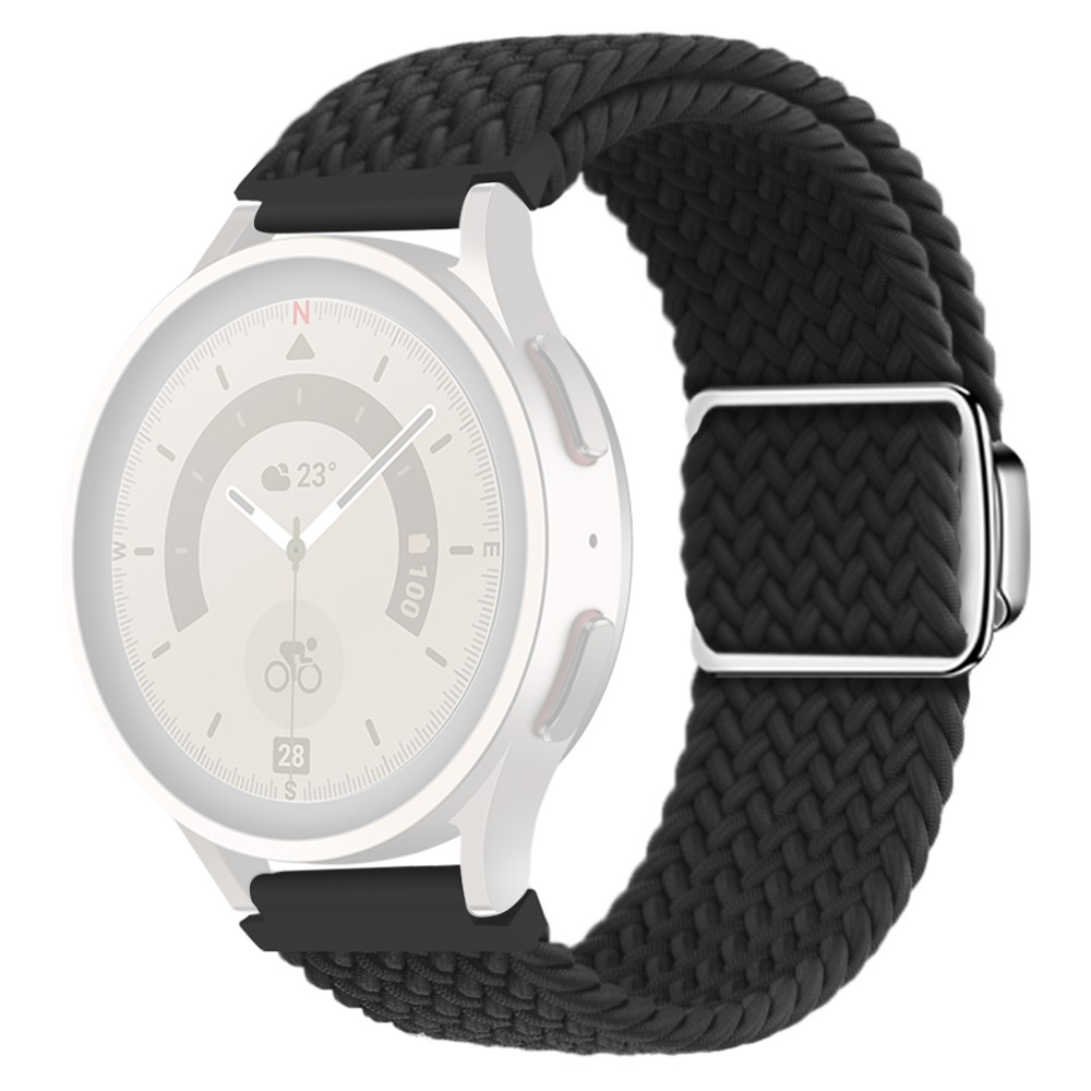 Clasp 22 mm-es nylon szíj a Garmin Forerunner 265-hez – fekete