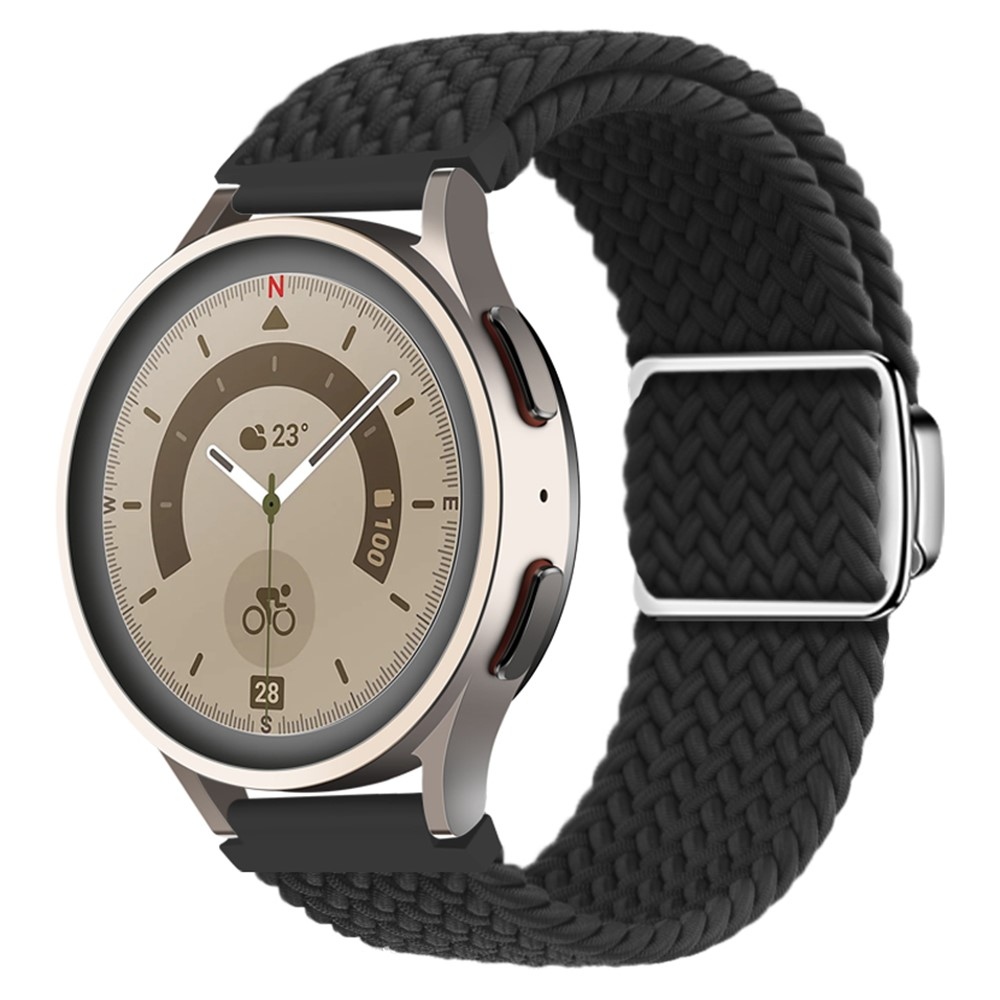 Clasp 22 mm-es nylon szíj a Garmin Forerunner 265-hez – fekete