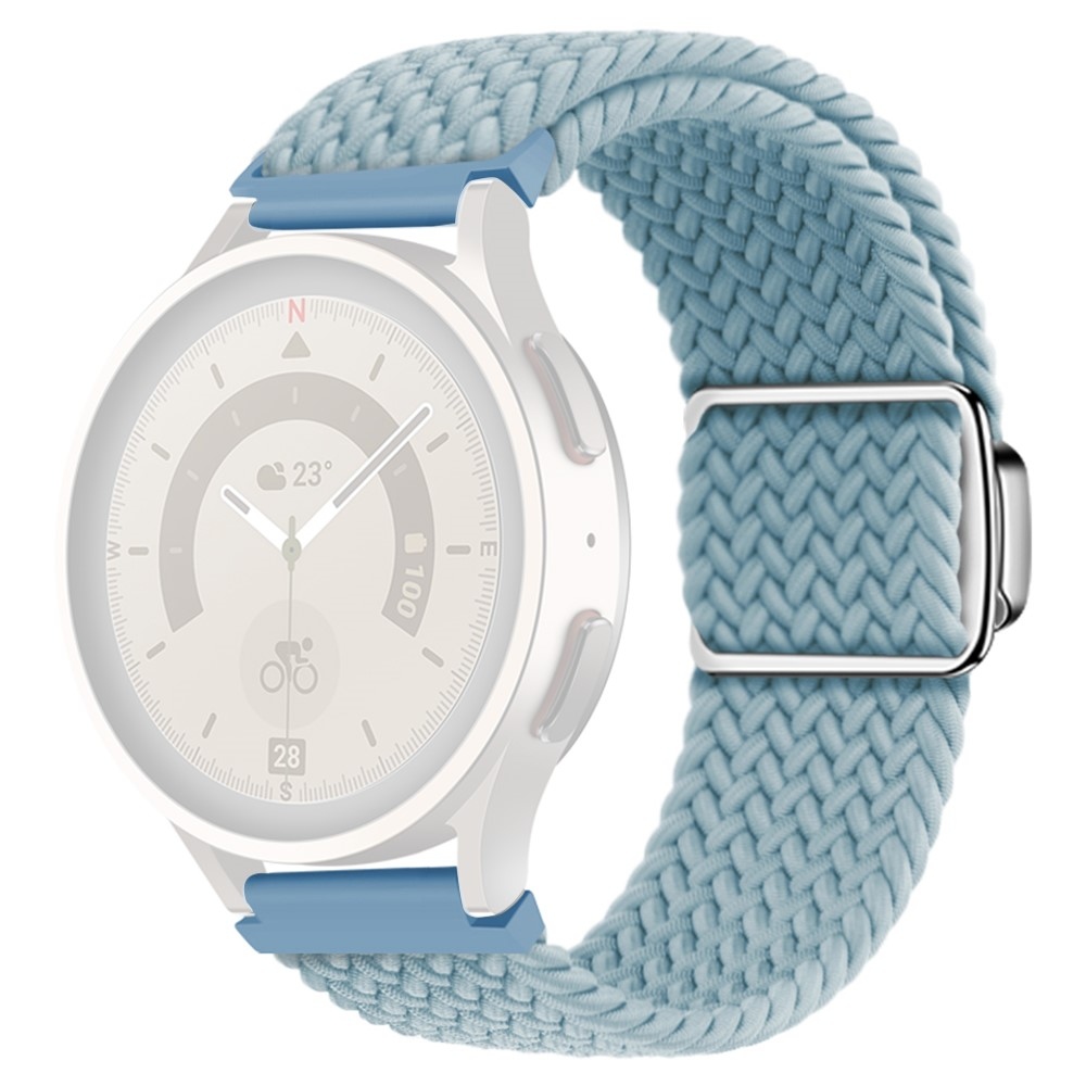 Clasp 22 mm-es nylon szíj a Garmin Forerunner 265-hez – ciánkék