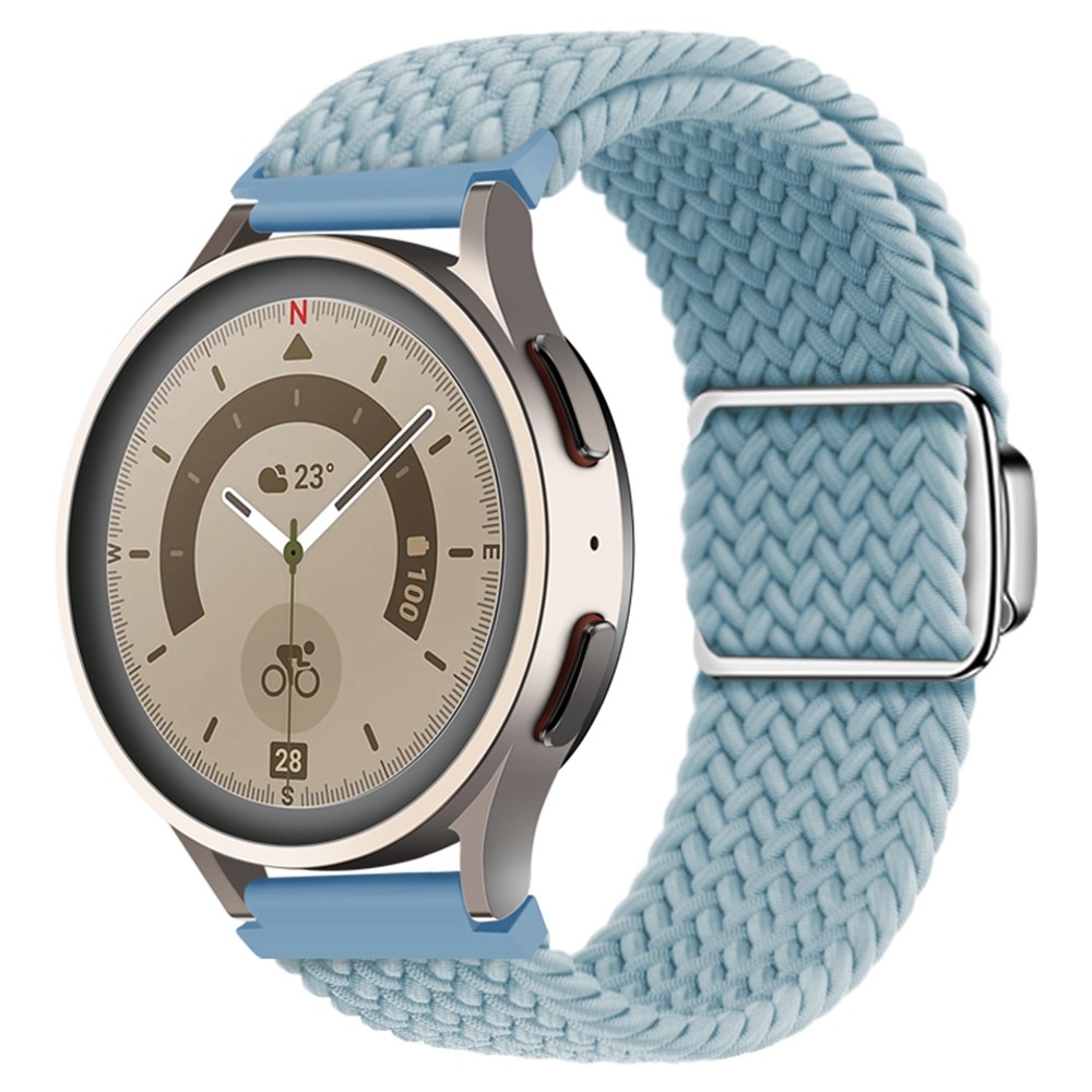 Clasp 22 mm-es nylon szíj a Garmin Forerunner 265-hez – ciánkék